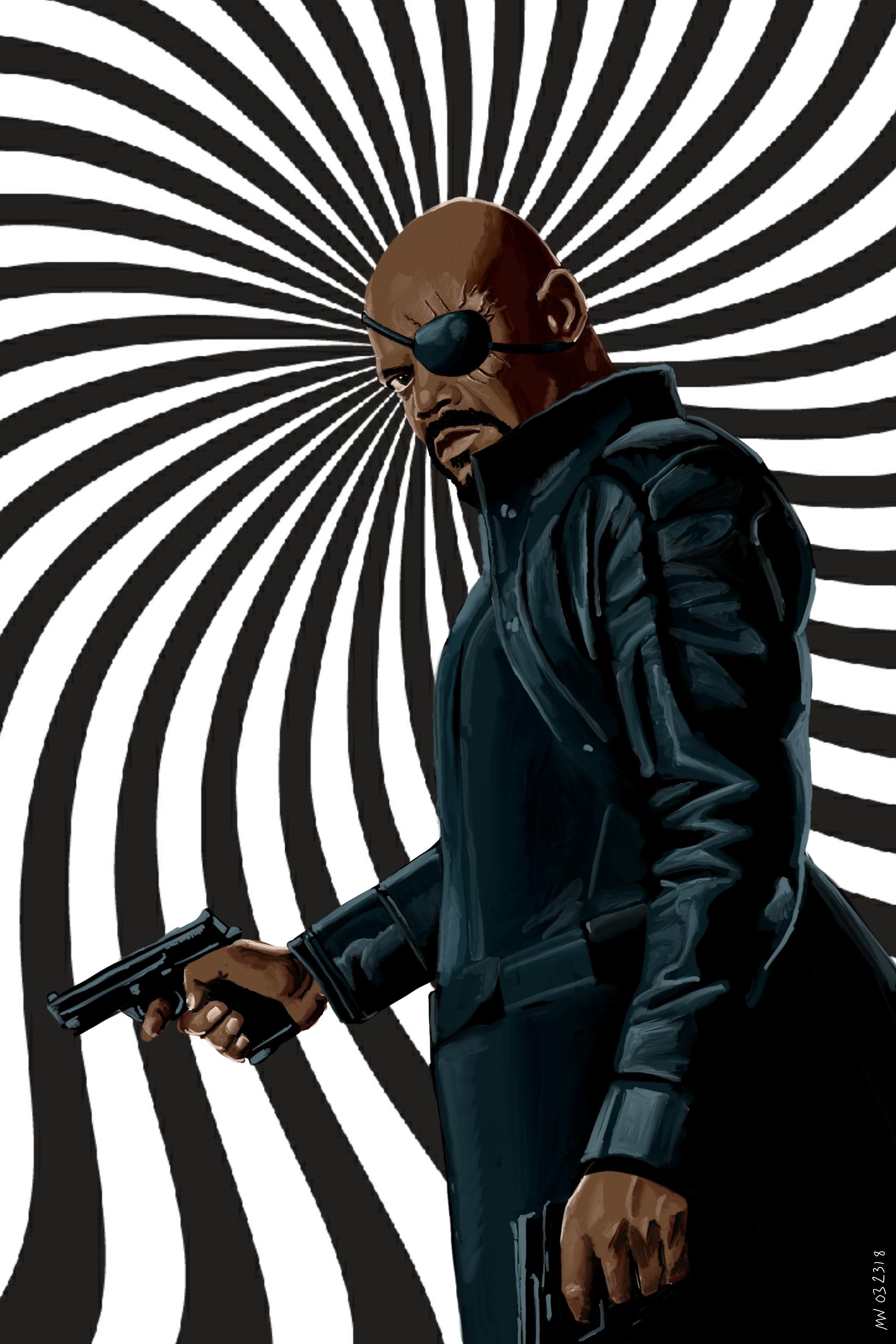 MCU Nick Fury Shield
